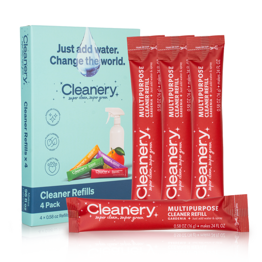 Cleanery Multipurpose Cleaner Refills 4 Pack - Gardenia