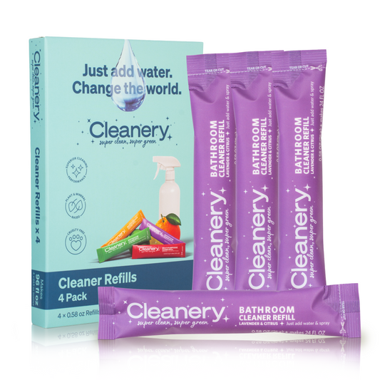 Cleanery Bathroom Cleaner Refills 4 Pack -  Lavender & Citrus