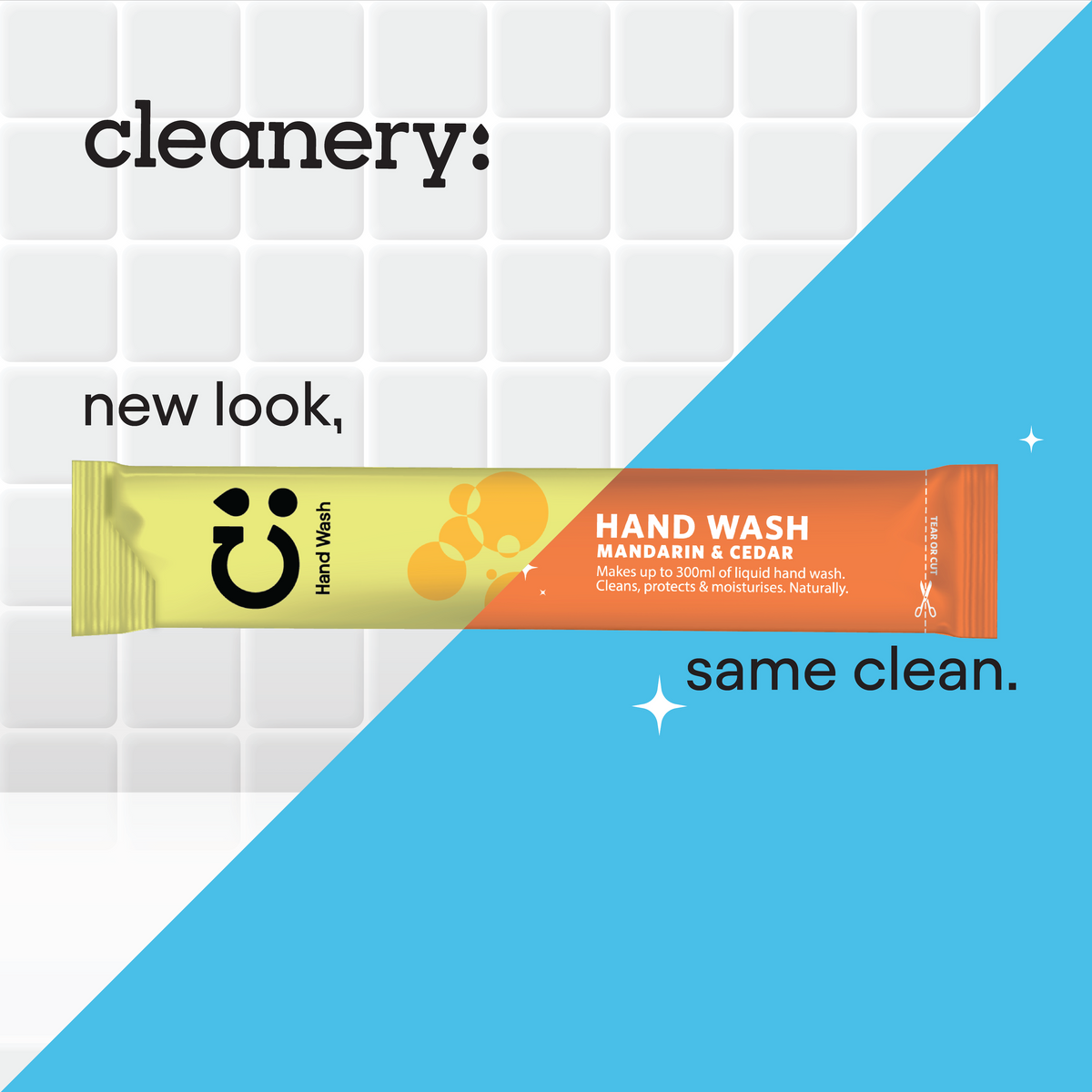 Cleanery Liquid Hand Wash Refill - Mandarin & Cedar